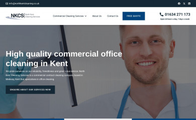 northkentcleaning.co.uk screenshot