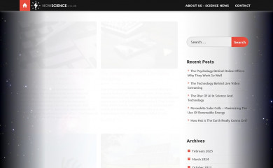 nowscience.co.uk screenshot