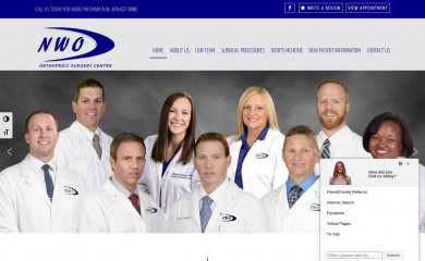 nwoorthopedicsurgerycenter.com screenshot