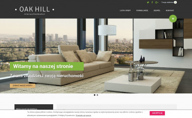 oakhill-nieruchomosci.pl screenshot