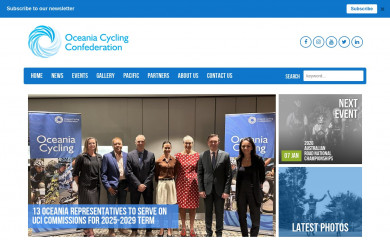 oceaniacycling.org screenshot