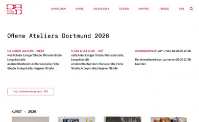 offene-ateliers-dortmund.de screenshot