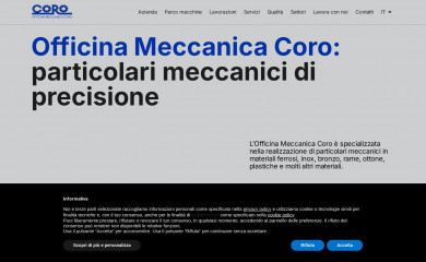 officinacoro.it screenshot
