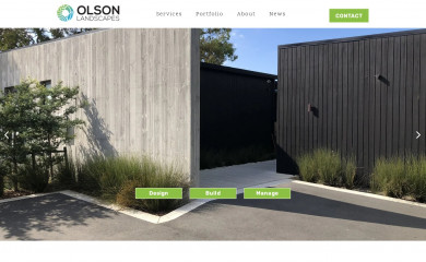 olsonlandscapes.co.nz screenshot