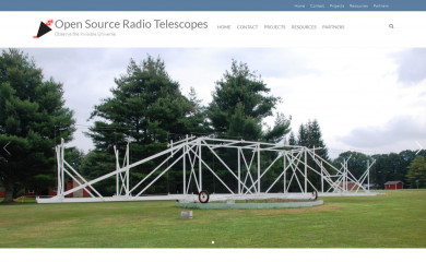 opensourceradiotelescopes.org screenshot