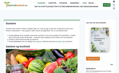 optimaltkosthold.no screenshot