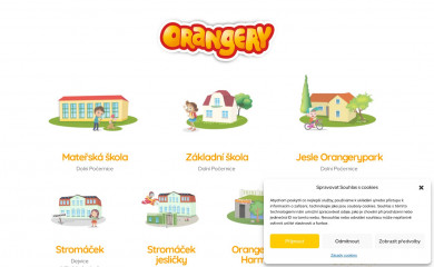 orangery.cz screenshot
