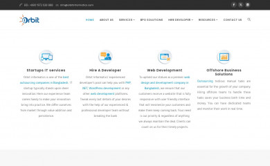 orbitinformatics.com screenshot