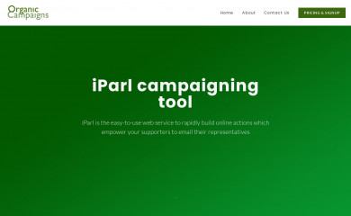 organiccampaigns.com screenshot