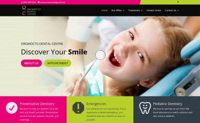 oromoctodentists.com screenshot