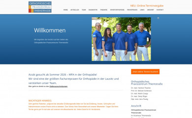 ortho-thiem.de screenshot