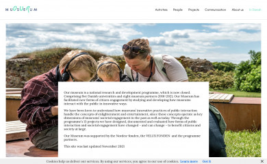 ourmuseum.dk screenshot