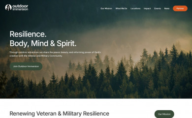 outdoorimmersion.org screenshot