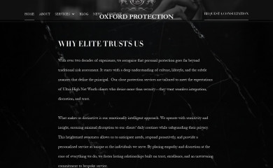 oxfordprotectionservices.com screenshot