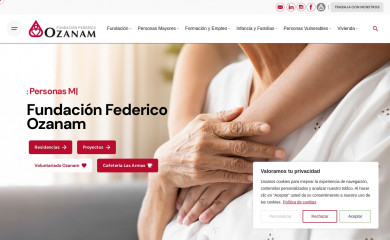 ozanam.es screenshot