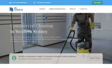 ozprocleaning.com.au screenshot