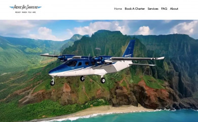 pacificaircharters.com screenshot