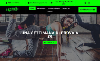 palestraimpattozero.it screenshot
