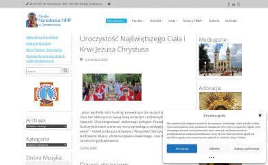 parafia-szczercow.pl screenshot