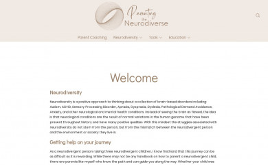 parentingtheneurodiverse.com screenshot
