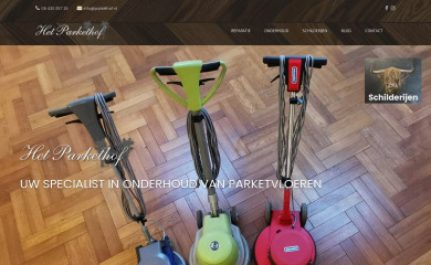 parkethof.nl screenshot