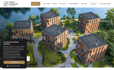 parkopakrante.lt screenshot