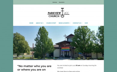 parkviewucc.org screenshot