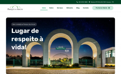 parquedosarcos.com.br screenshot