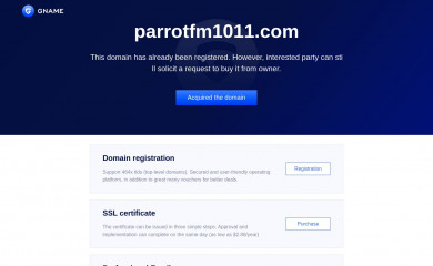 parrotfm1011.com screenshot