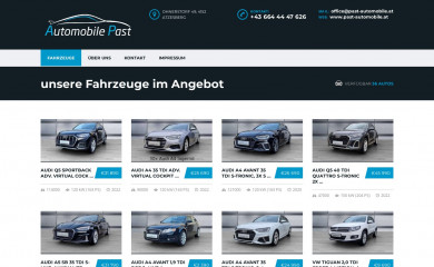 past-automobile.at screenshot