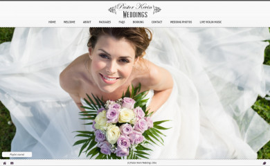 pastorkevinweddings.com screenshot