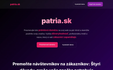patria.sk screenshot