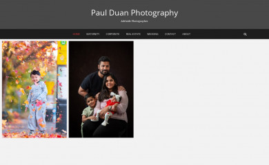 paulduanphotography.com screenshot