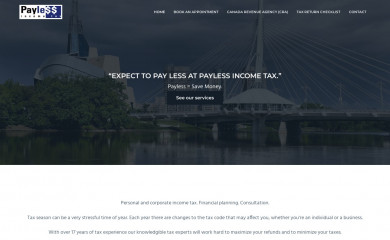 paylessincometaxaccounting.ca screenshot