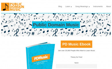 pdmusic.org screenshot