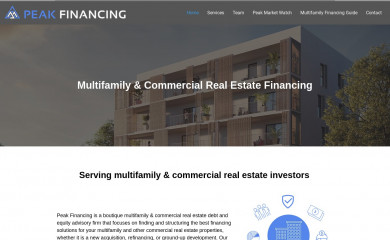 peakfinancing.com screenshot