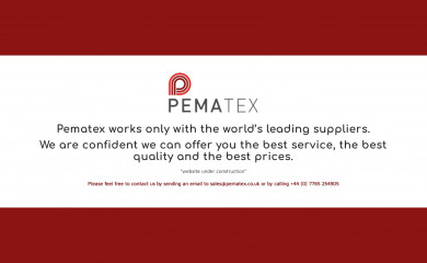pematex.co.uk screenshot