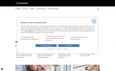 pensionist.dk screenshot