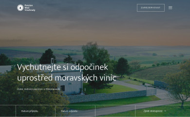 penzionmezivinohrady.cz screenshot
