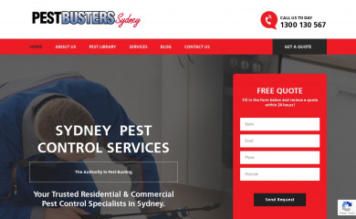pestbusterssydney.com.au screenshot