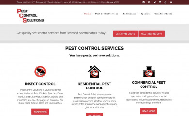 pestcontrolsolutionsaz.com screenshot
