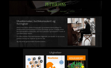 petterfoss.no screenshot