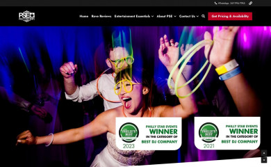 phillystarevents.com screenshot