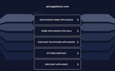 pinsappliance.com screenshot