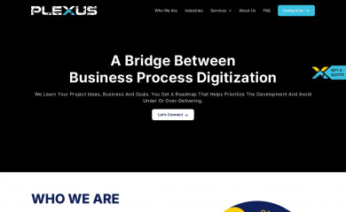 plexustechnolabs.com screenshot