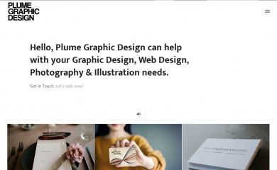 plumegraphicdesign.com.au screenshot