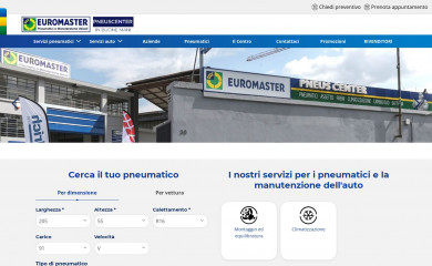 pneumaticipneuscenter.it screenshot