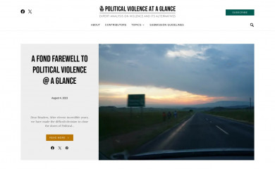 politicalviolenceataglance.org screenshot