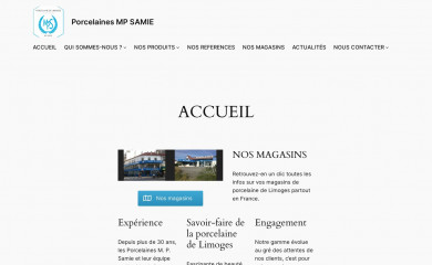 porcelainesmpsamie.fr screenshot