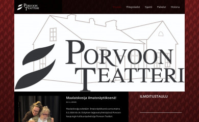 porvoonteatteri.fi screenshot